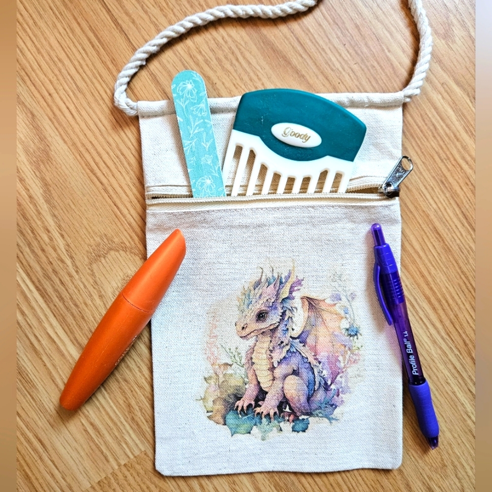 Little Dragon Crossbody Bag. New.